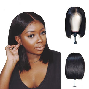 13X4 Bob Lace Front Human Hair