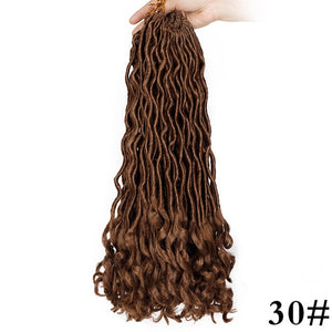 Bohemian Faux Locs Curly Hair